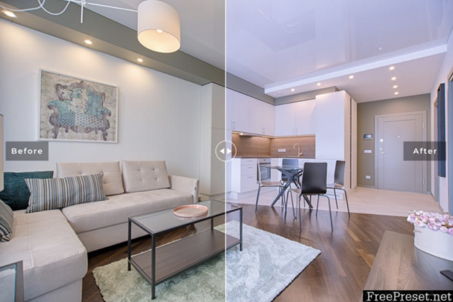 edit real estate photos interior in lightroom