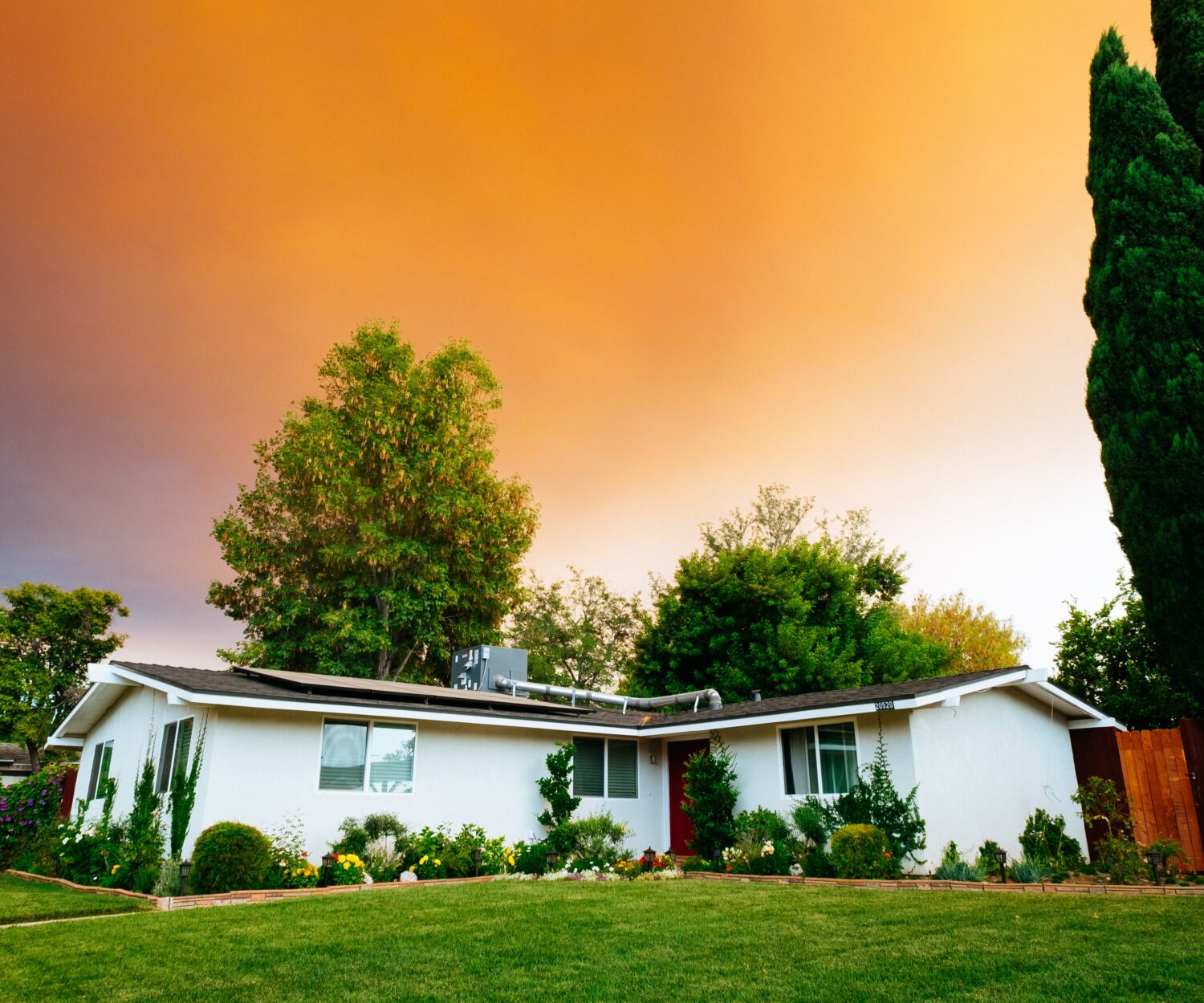 overcast skies in real estate photos